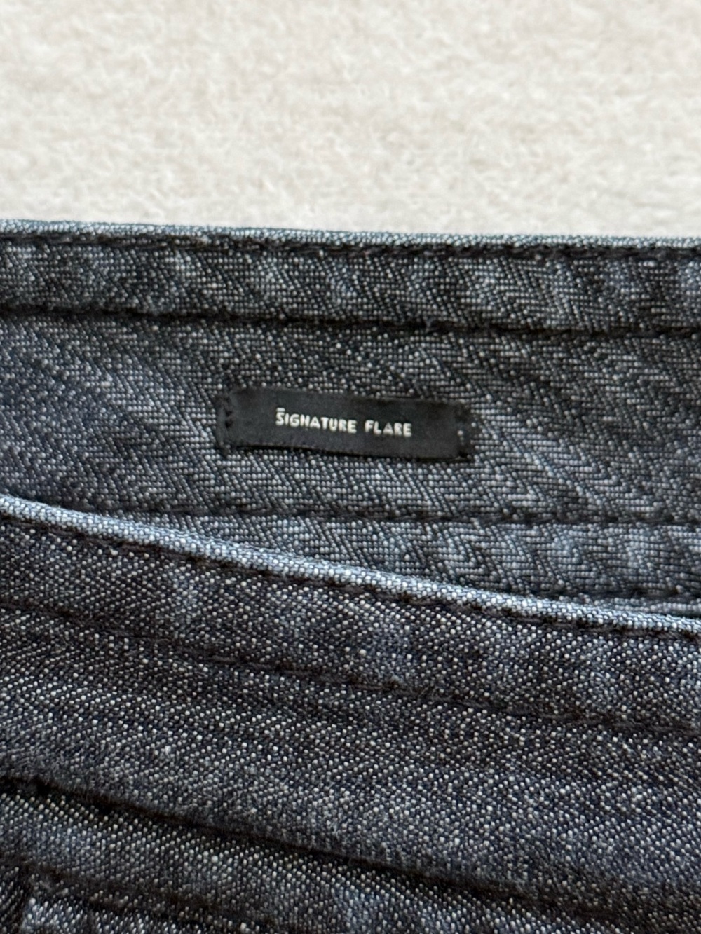 Talbots Signature Flare Trouser Jeans Women’s 12 Dark Wash Stretch Classic - Picture 8 of 9